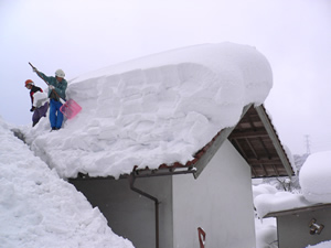 雪降ろし（平成18年1月）